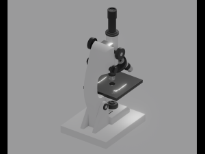 Microscope 3D Модель