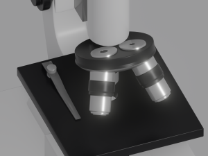 Microscope 3D Модель