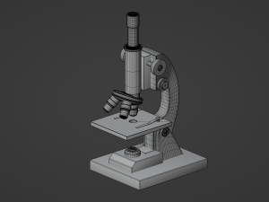 Microscope 3D Модель