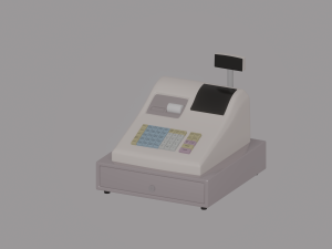 Cash Register 3D Модель