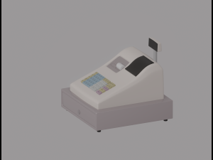 Cash Register 3D-Modell