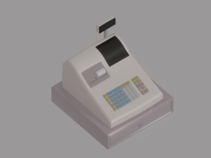 Cash Register 3D-Modell