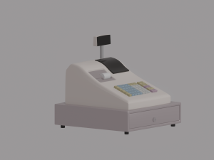 Cash Register 3D-Modell