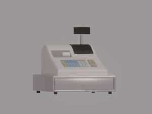 Cash Register 3D-Modell
