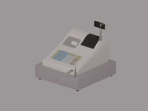 Cash Register 3D-Modell