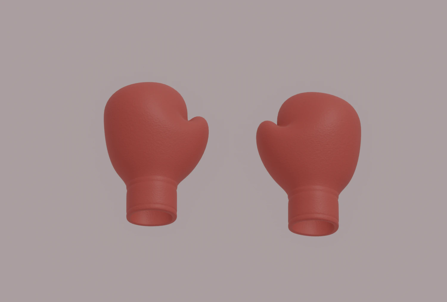 Boxing Gloves 3D Model .c4d .max .obj .3ds .fbx .stl .blend