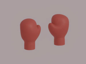 Boxing Gloves 3D Model