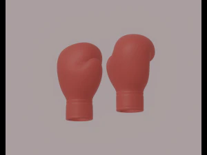Boxing Gloves 3D Model