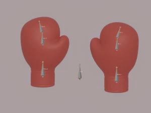 Boxing Gloves 3D Model