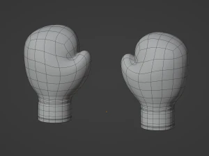 Boxing Gloves 3D Model