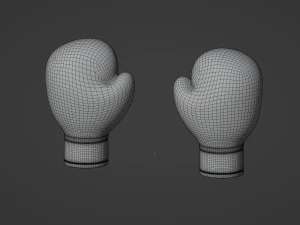 Boxing Gloves 3D Model