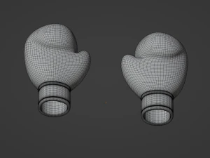 Boxing Gloves 3D Model