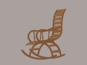 Cadeira de balan&ccedil;o Modelo 3D