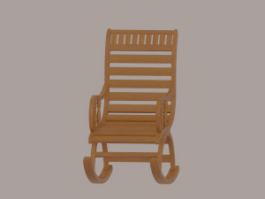 Rocking Chair Modelo 3D