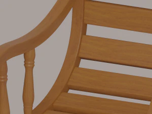 Cadeira de balan&ccedil;o Modelo 3D