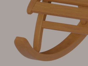 Cadeira de balan&ccedil;o Modelo 3D