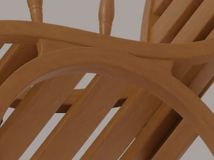 Cadeira de balan&ccedil;o Modelo 3D