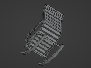 Rocking Chair Modelo 3D