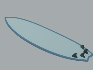 Surfboard 3D-Modell