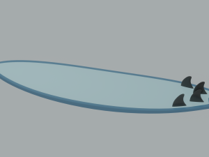 Surfboard 3D-Modell
