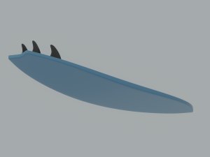 Surfboard 3D-Modell