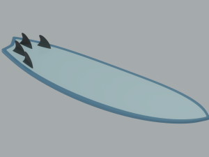 Surfboard 3D-Modell