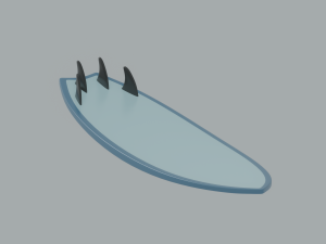 Surfboard 3D-Modell