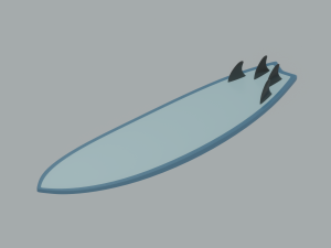 Surfboard 3D-Modell