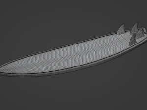 Surfboard 3D-Modell