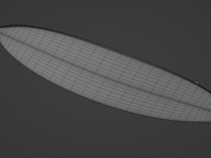 Surfboard 3D-Modell