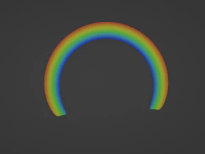 Transparent Rainbow 3D Model