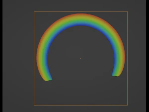 Transparent Rainbow 3D Model