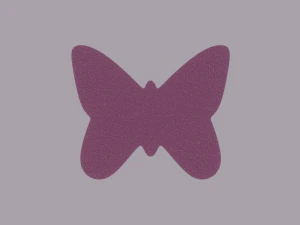Glitter Paper Butterfly 3D Model