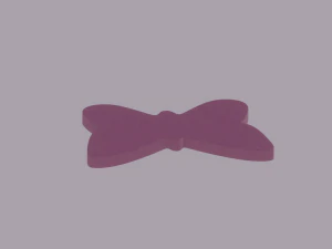 Glitter Paper Butterfly 3D Model