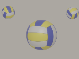 Volley Ball 3D Model