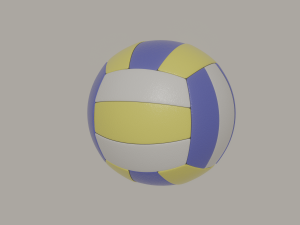 Volley Ball 3D मॉडल