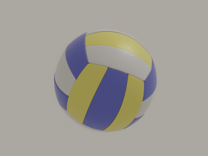 Volley Ball 3D मॉडल