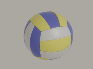 Volley Ball 3D मॉडल