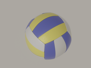 Volley Ball 3D मॉडल