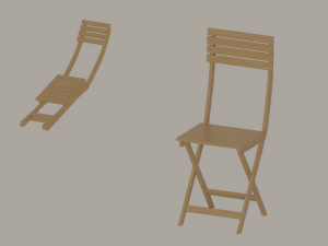 Folding Chair Modelo 3D