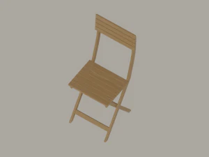 Folding Chair 3D Model