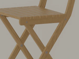 Folding Chair 3D Model