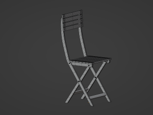 Folding Chair Modelo 3D