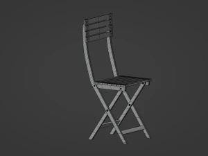 Folding Chair 3D Model