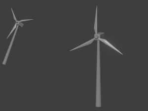 Wind Turbine 3D Model