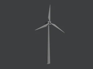 Wind Turbine 3D Model