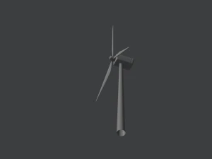 Wind Turbine 3D Model