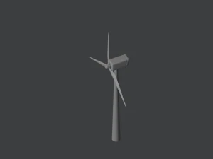 Wind Turbine 3D Model