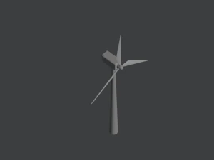 Wind Turbine 3D Model