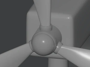Wind Turbine 3D Model